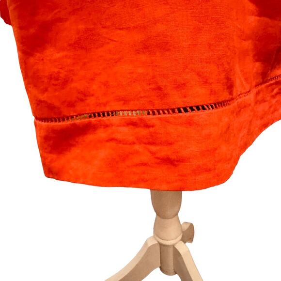 Gap - Hula Red linen Shift Dress, size LP, NWT - Picture 4 of 15